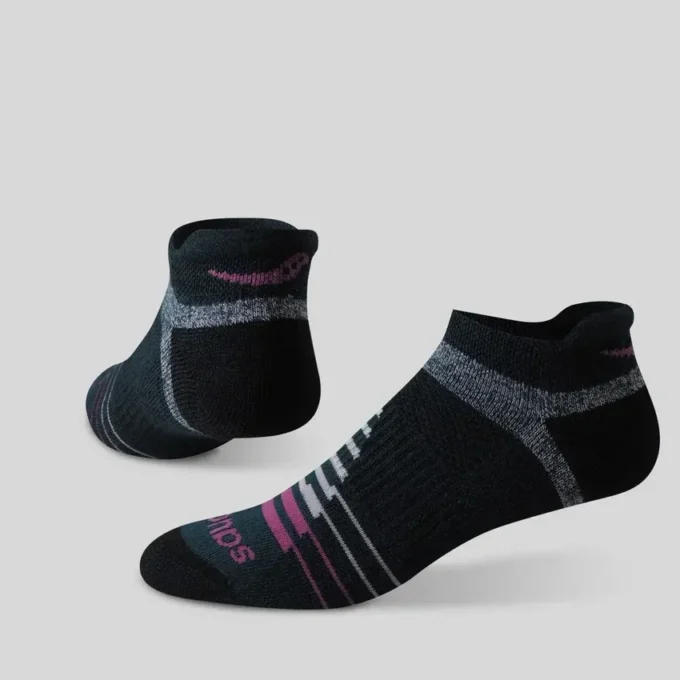 Lot de 3 paires de chaussettes invisibles Inferno en laine mérinos