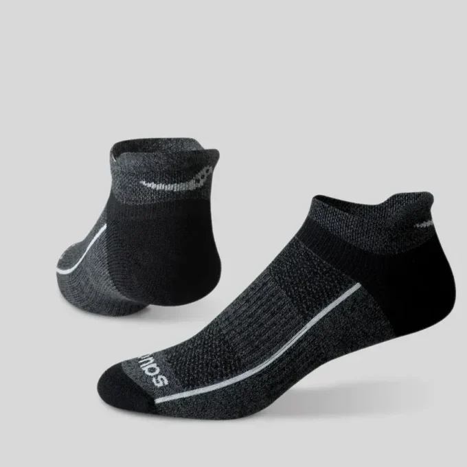 Lot de 3 paires de chaussettes invisibles Inferno en laine mérinos