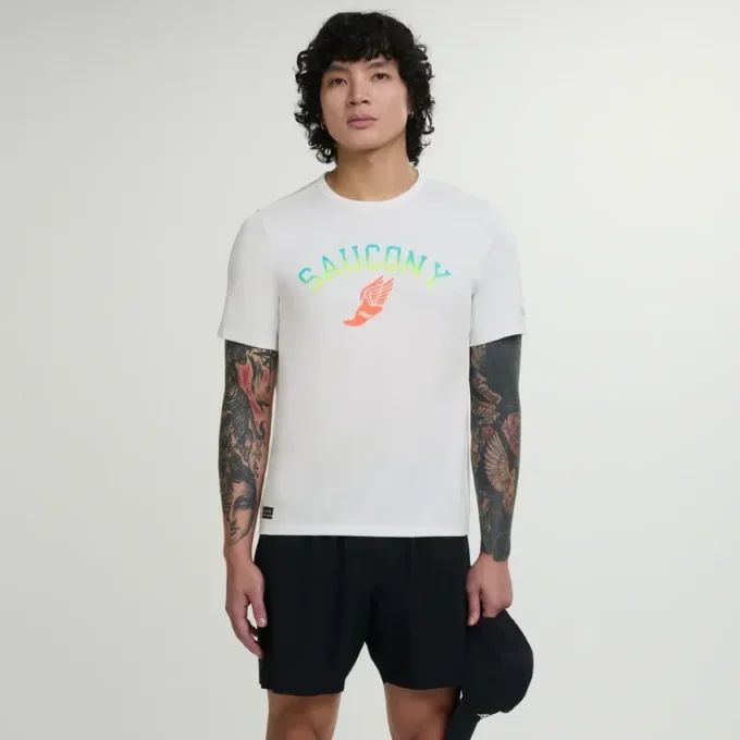 T-shirt à manches courtes avec motif chronomètre